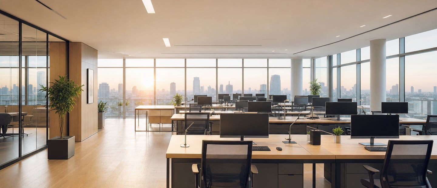 Spotless offices & hqs cleaned by Cleanwright
