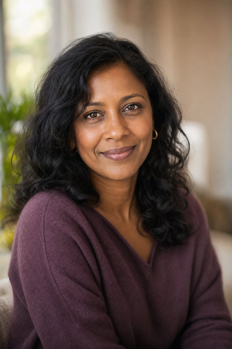 Portrait of Maren Oduya, Founder and Wellness Counselor at Mulberry Wellness