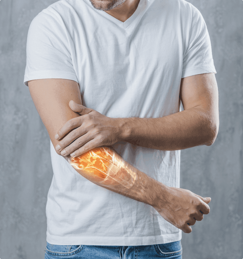 Soft-tissue manual therapy on a client