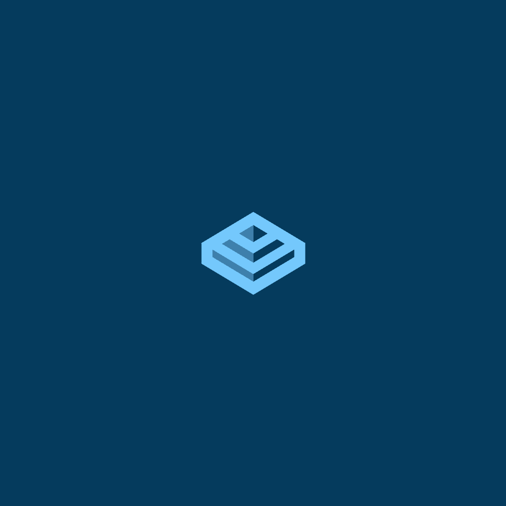 Blue automation node icon card