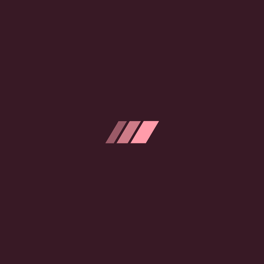 Burgundy AI model icon card