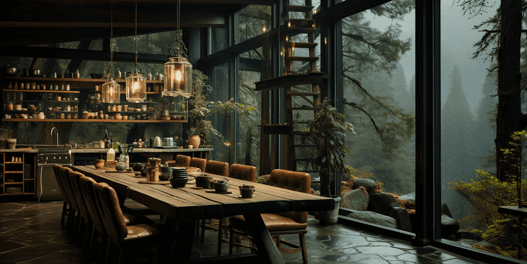 The open kitchen and pass